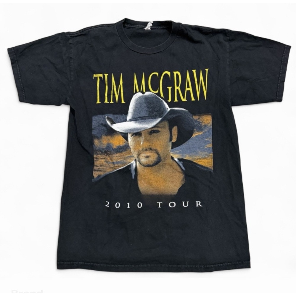 Tim McGraw 2010 Tour T-Shirt Small Alstyle Vintage Country Music Tee